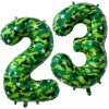 Набор фольгированных шаров-цифр "23" Камуфляж 34''